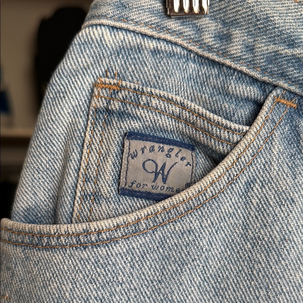 Vintage Wrangler! Women's Blue Denim Shorts
